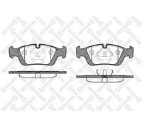 STELLOX Kit Pastiglie Freno Set Frontale per BMW 3er Compatto E46