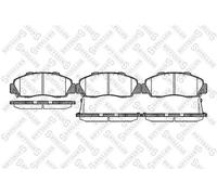STELLOX Kit Pastiglie Freno Set Frontale per Honda Cr-V Hr-V Rd Gh CG