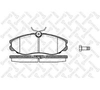 STELLOX Kit Pastiglie Freno Set Frontale per Nissan Terrano II Vanette R20