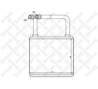 STELLOX Scambiatore Di Calore Interno Per Mercedes E-Class W211 S211 C219