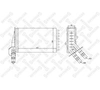 STELLOX Scambiatore Di Calore Interno Per Renault Clio II Thalia I BB CB