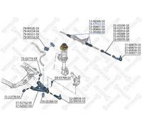 STELLOX Soffietto Sterzo Asse Anteriore Sinistro per Renault Clio II BB _ CB _