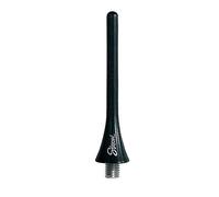 Stelo Antenna Auto Micro 8V AM/FM 6,3cm Nera + Viti Filettate M4 M5 M6 S.Racing