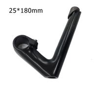 Stelo bici in alluminio design a collo d'oca per manubrio e forcella diametro 25