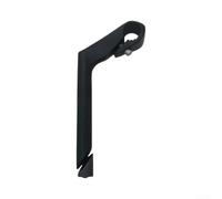 Stelo Estensione 100mm Argento Lucido 22.2mm Classico | Alluminio per fuso integrale, angolo 30°, peso 360g, ideale per city bike e uso quotidiano(black and Dacromet)