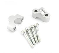 Stelo estensione Morsetto Di Sollevamento Del Manubrio Della Motocicletta, Prolunga Il Per CB1100 RS CB1100EX MSX125 Per GROM Monkey 125 CB 1100EX 1100(Argento)