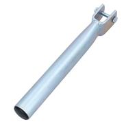 Stelo femmina rimorchio barca 30 cm per staffe a rulli palo di supporto 34 mm