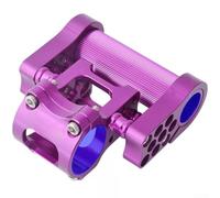 Stelo Manubrio 25.4mm per Scooter Stelo Manubrio 25.4mm per Scooter | Regolabile in altezza, design flessibile, migliora comfort guida, adatto bici pieghevoli, installazione rapida(purple)
