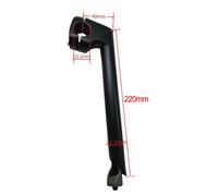 Stelo manubrio per forcella anteriore 40x22,2x220mm lega alluminio per bici