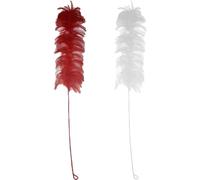 Stelo piuma per albero di natale fiore addobbi decorazioni natalizi casa set 6