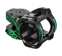 Stelo Reverse Black-One D-2 35mm per Manubri Ø31.8 e Ø35mm (Nero/Verde) con Tappo Superiore e Vite