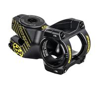 Stelo Reverse Black-One D-2 50mm per Manubri Ø31.8 & Ø35mm (Nero/Giallo) con Tappo Superiore e Vite Dado - Attacco Manubrio Endu