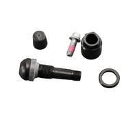 Stelo valvola ruota Volkswagen TPMS nero 9P1601361E VAG OEM nuovo originale