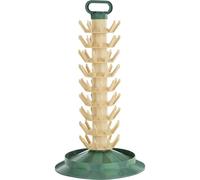 Stelplast Scolabottiglie Plastica, 81 Posti, Verde e Beige