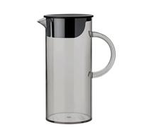 Stelton EM - Caraffa per acqua con coperchio, 1,5 l, colore: fumo