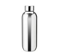 Stelton Keep Cool - Borraccia termica sottovuoto da 0,6 l, in acciaio inox, per bevande calde e fredde, elegante, riutilizzabile, ecologica, per frullati, succhi di frutta, tè, 12 ore calde/24 ore