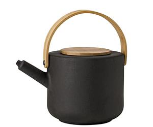 Stelton Teiera Theo, Pietra, Nero, 21 x 21 x 16 cm