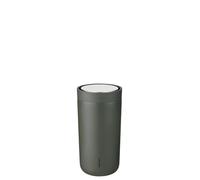 Stelton Thermobeaker To Go Click, acciaio inox, plastica, Soft Dark Forest 200 ml