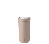 Stelton To-Go Click | Thermos a doppia parete - Tazza da caffè a prova di perdite con coperchio intelligente - bevande calde e fredde - 0,4 litri Heather