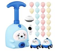 STEM Balloon Launcher Toy, Educational Vehicle Air Power Set, Interactive Learning Kit with Manual Pump Feature, Durevole ABS Car Launcher, Kids Toy with Fun Design, Science Toys for Classroom