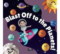 STEM books for kids: Blast Off to the Planets - space activity book, fun facts about planets: early learning space, solar system adventure, introduction to planets for kids