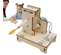 STEM Generator Kit - 4,5 x 7,0 x 7,5 cm Giochi di apprendimento Giocattoli di costruzione, Promuovere l'innovazione, Giocattolo educativo Generatore di legno STEM Toyss, Giocattoli scientifici