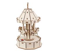 STEM - Giostra in legno per bambini, set di equilibrio fisico, per imparare concetti scientifici e attività divertenti, set di legno