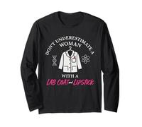 STEM Girl Women in Science Scienziato Sassy Smart è Sexy Maglia a Manica