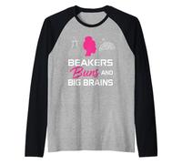 STEM Girl Women in Science Scienziato Sassy Smart è Sexy Maglia con Maniche Raglan