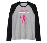 STEM Girl Women in Science Scienziato Sassy Smart è Sexy Maglia con Maniche Raglan