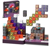 STEM MATCH Mattoncini magnetici da viaggio per bambini, scatola in ferro portatile giocattolo da costruzione magnetico regalo per bambini dai 3 anni in su (49pcs Esploratori delle caverne)