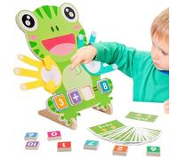 STEM Matematica Gioco - Attività Di Aggiunta In Legno, Kit Educativo Di Corrispondenza Del Colore | Classe Prescolare Scuola materna Tutoraggio Sala Giochi Viaggio Compleanno Vacanza Regalo