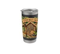 STEM NEST CALM Api Solitarie Rifugio Giardino Bicchiere termico in acciaio inox doppia parete