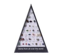 STEM ROCK E MINERAL SET - Rock Collection for Kids, 36pcs Gem Assortment | Crystal Discovery Case, Science Education Box, Apprending Specmple Stones con Guidebook per i progetti scolastici Exploration