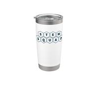 STEM Squad Science Tech Ingegneria e matematica Vintage Bicchiere termico in acciaio inox doppia parete