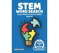 STEM Word Search for Teens & Adults: 30 Challenging Puzzles About Science, Tech, Engineering, Math & Space