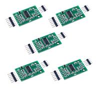 Stemedu 5PCS HX711 A/D Modulo di precisione a 24 bit Amplificatore per celle di carico Scheda Breakout a doppio canale Sensori di pesatura del peso Moduli convertitore per Ar duino Raspberry Pi