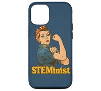 STEMinist Rosie the Riveter femminista retrò Custodia per iPhone 12/12 Pro