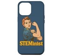 STEMinist Rosie the Riveter femminista retrò Custodia per iPhone 12 Pro Max
