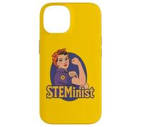 STEMinist Rosie the Riveter femminista retrò Custodia per iPhone 14