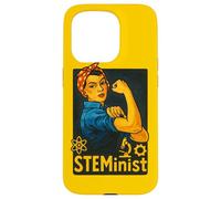 STEMinist Rosie the Riveter femminista retrò Custodia per iPhone 15 Pro