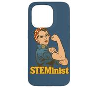 STEMinist Rosie the Riveter femminista retrò Custodia per iPhone 15 Pro