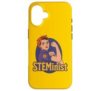 STEMinist Rosie the Riveter femminista retrò Custodia per iPhone 16