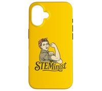 STEMinist Rosie the Riveter femminista retrò Custodia per iPhone 16