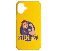 STEMinist Rosie the Riveter femminista retrò Custodia per iPhone 16 Plus