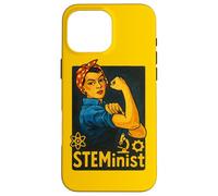 STEMinist Rosie the Riveter femminista retrò Custodia per iPhone 16 Pro Max