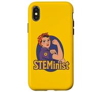 STEMinist Rosie the Riveter femminista retrò Custodia per iPhone X/XS
