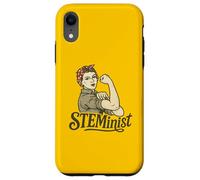 STEMinist Rosie the Riveter femminista retrò Custodia per iPhone XR