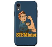 STEMinist Rosie the Riveter femminista retrò Custodia per iPhone XR