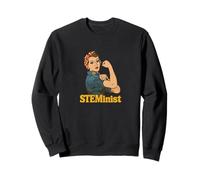 Steminist Rosie The Riveter femminista retrò Felpa